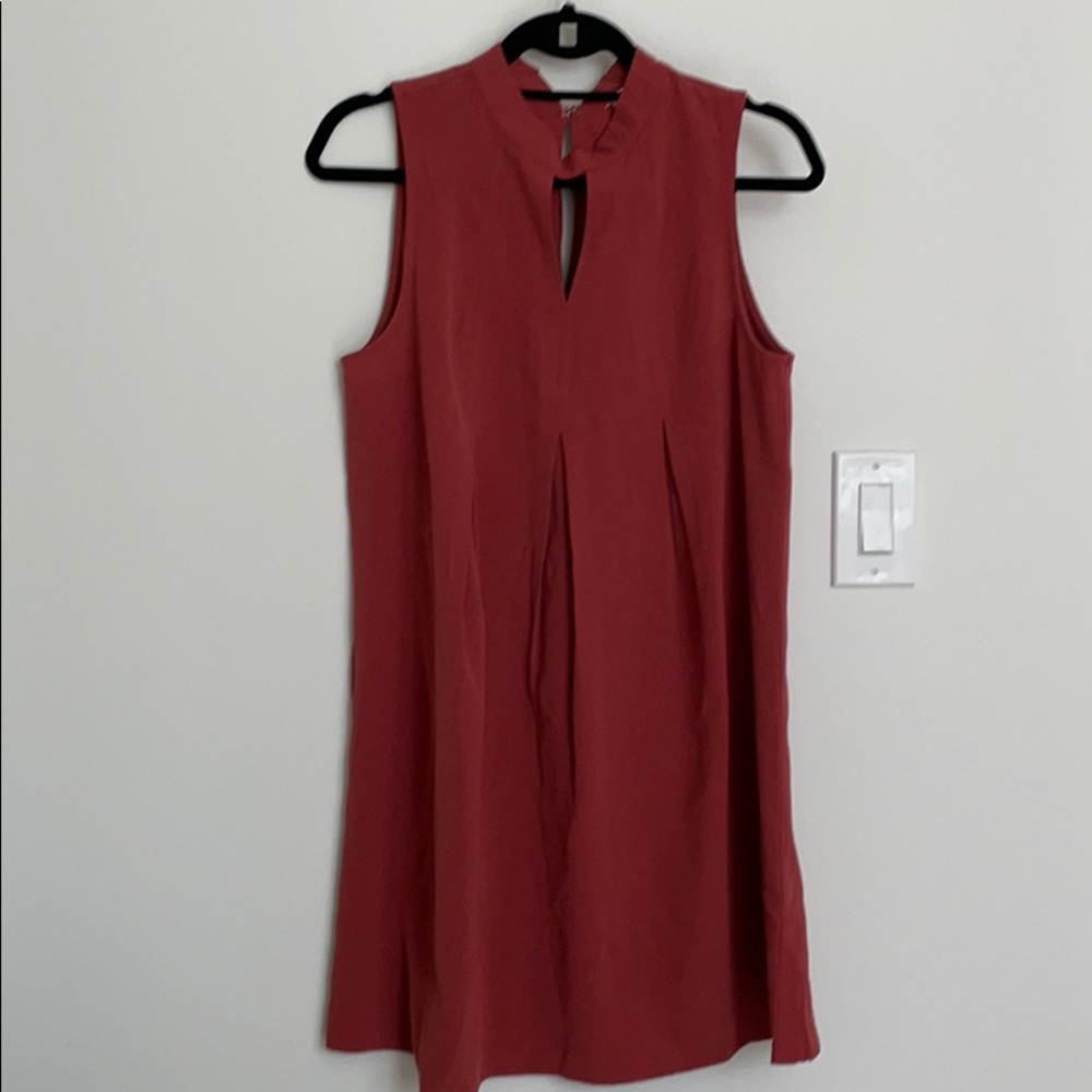 Rust Shift Dress - Picture 3 of 4